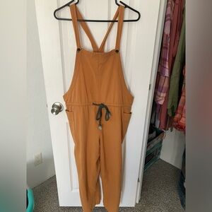 Hem and Thread drawstring overalls